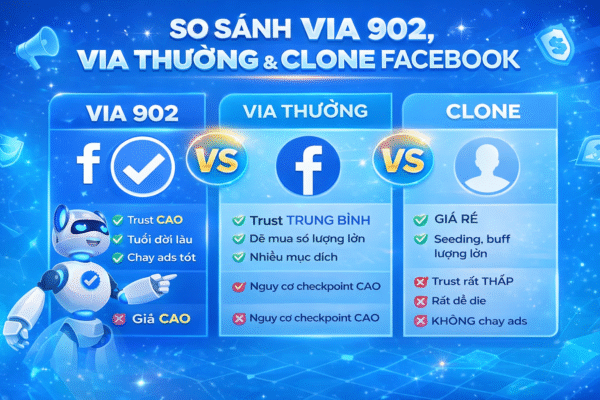 so sánh via 902 và via thường